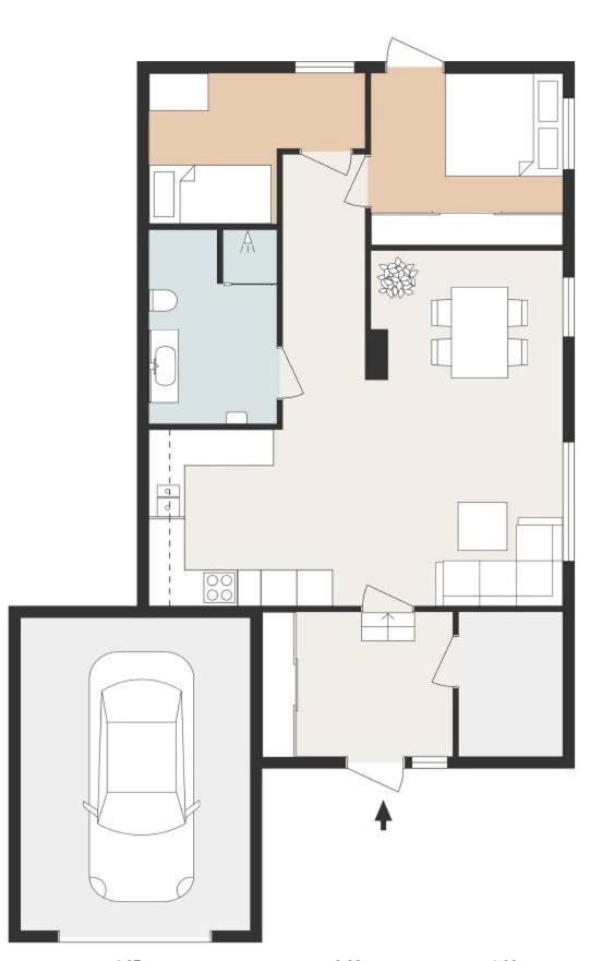 Cozy Elegant 2Bedroom Apt W/Parking And Nice View Tromso Bagian luar foto